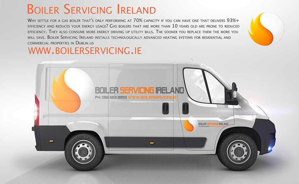 Boiler Servicing Ireland: van livery